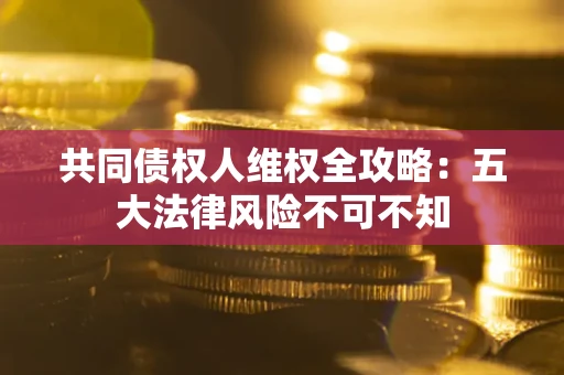 北京共同债权人维权全攻略：五大法律风险不可不知
