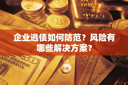 北京企业逃债如何防范？风险有哪些解决方案？