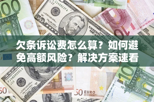 北京欠条诉讼费怎么算？如何避免高额风险？解决方案速看！