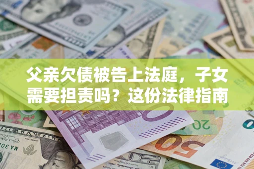 北京父亲欠债被告上法庭，子女需要担责吗？这份法律指南必须看完