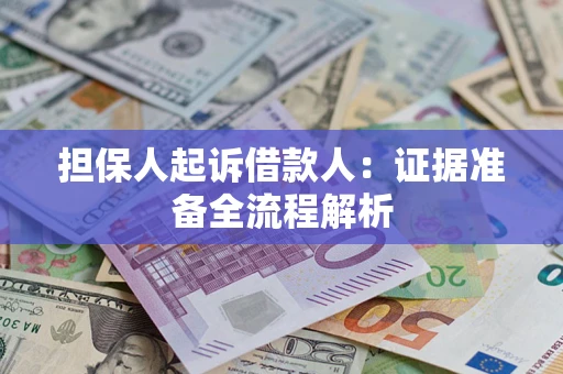 北京担保人起诉借款人：证据准备全流程解析