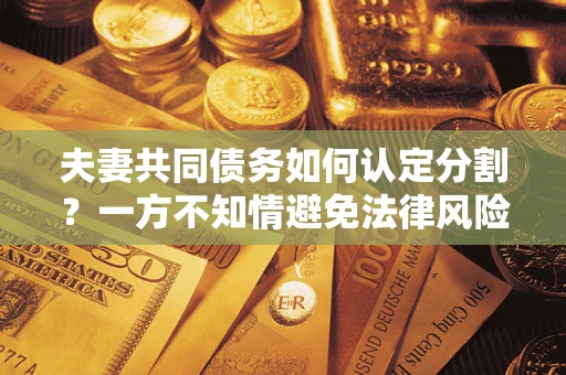 北京夫妻共同债务如何认定分割？一方不知情避免法律风险必看！